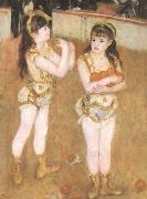 Pierre-Auguste Renoir Tva sma cirkusflickor Germany oil painting artist